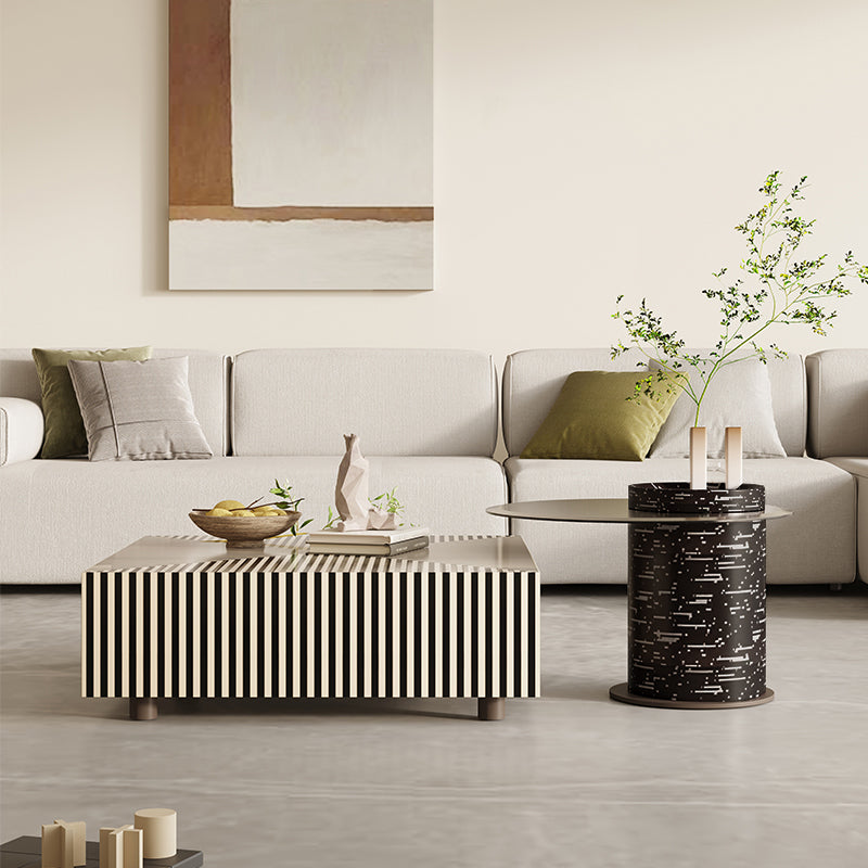 【ローテーブル】イタリア風 カラフル テーブルセット