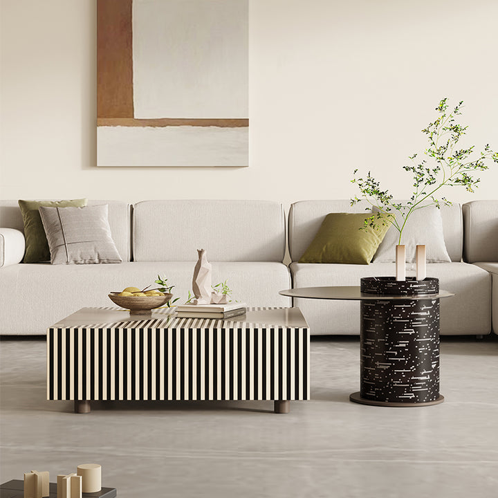 【ローテーブル】イタリア風 カラフル テーブルセット