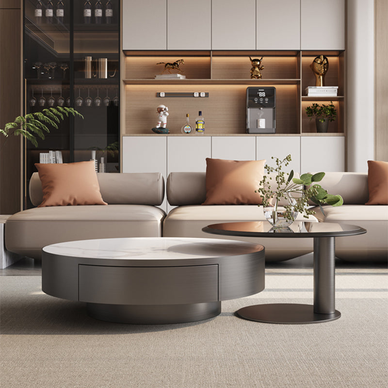 【ローテーブル】イタリア風 芸術デザイン テーブルセット