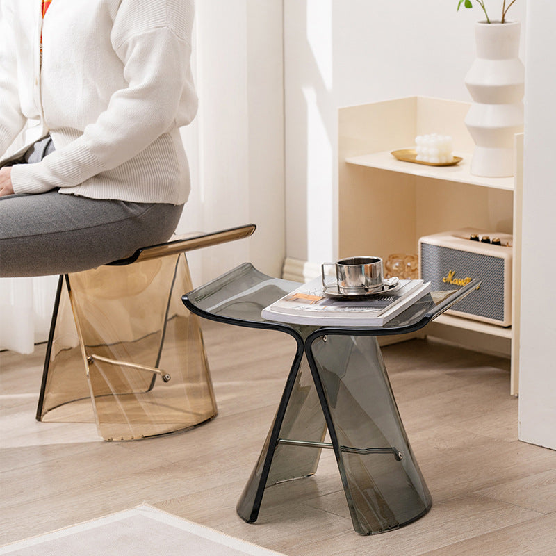 【スツール】シンブル 北欧風 透明感