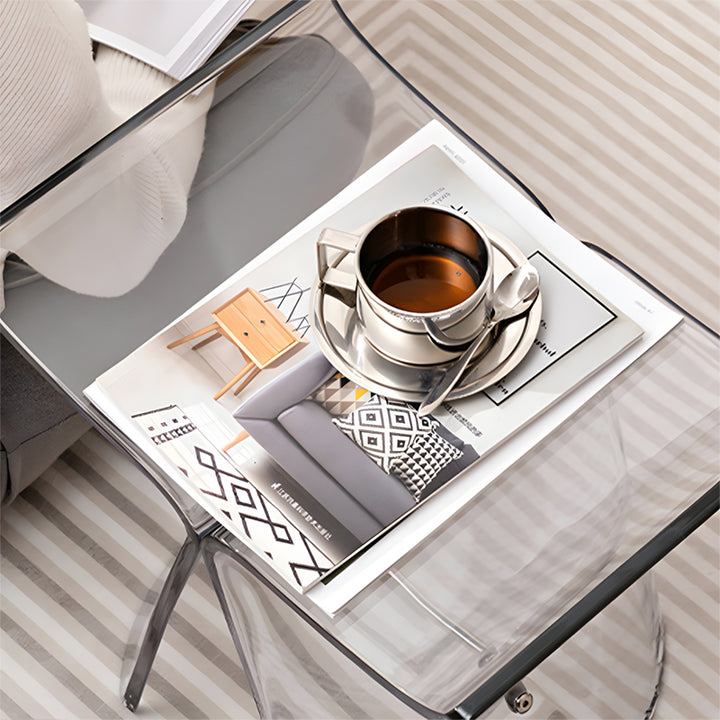 【スツール】シンブル 北欧風 透明感