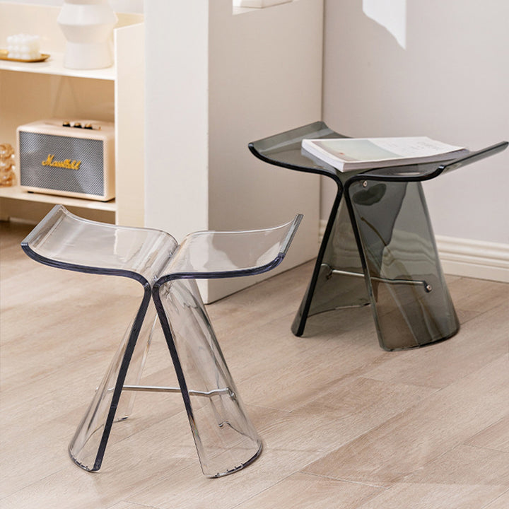 【スツール】シンブル 北欧風 透明感