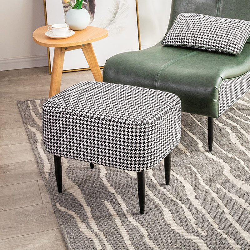 【オットマン】コットンリネン モダン エレガンス