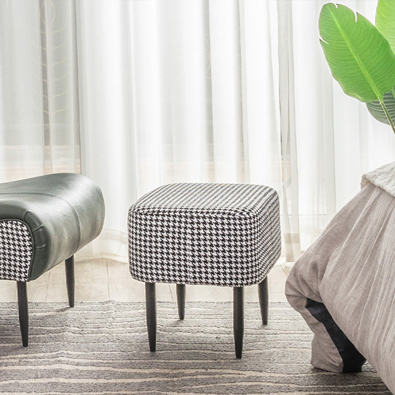 【オットマン】コットンリネン モダン エレガンス