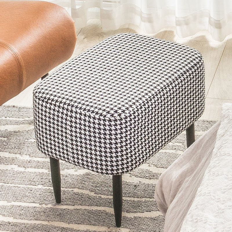 【オットマン】コットンリネン モダン エレガンス