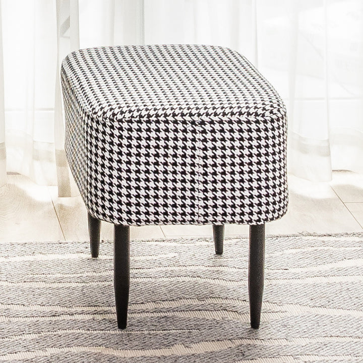 【オットマン】コットンリネン モダン エレガンス