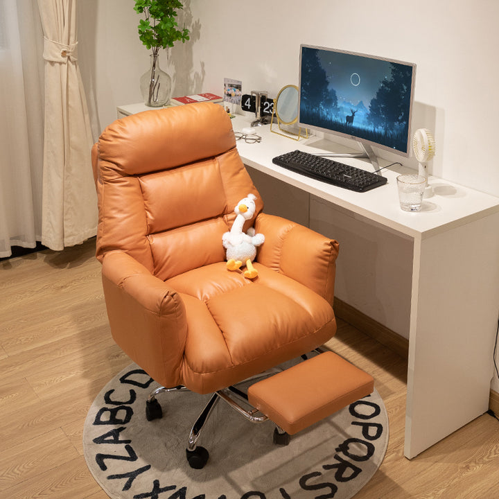 【椅子・チェア】リクライニングソファ モダン オフィス 足置き