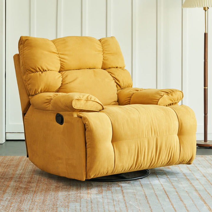 【椅子・チェア】リクライニングソファ 高級スエード リクライニング