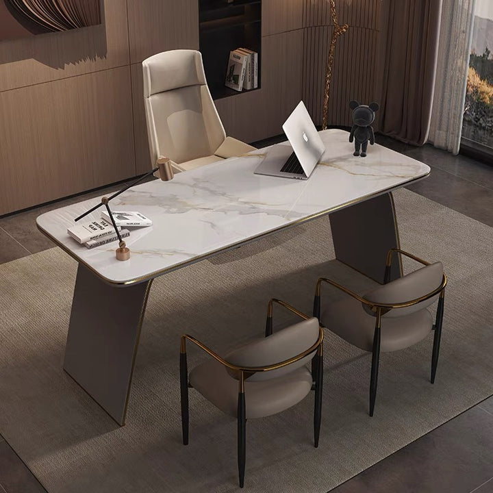 【デスク】優雅なデザイン モダン