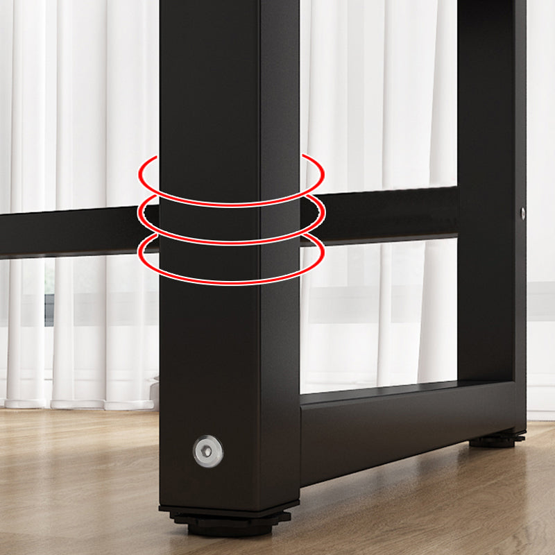 【デスク】テーブル おしゃれ シンプルなデスク ワークデスクの脚の細部画像