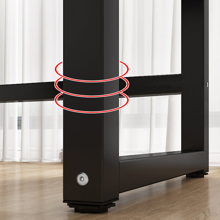 【デスク】テーブル おしゃれ シンプルなデスク ワークデスクの脚の細部画像