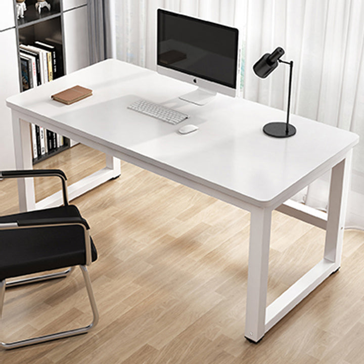 【デスク】テーブル おしゃれ シンプルなデスク 腿部ホワイト 天板色ホワイト