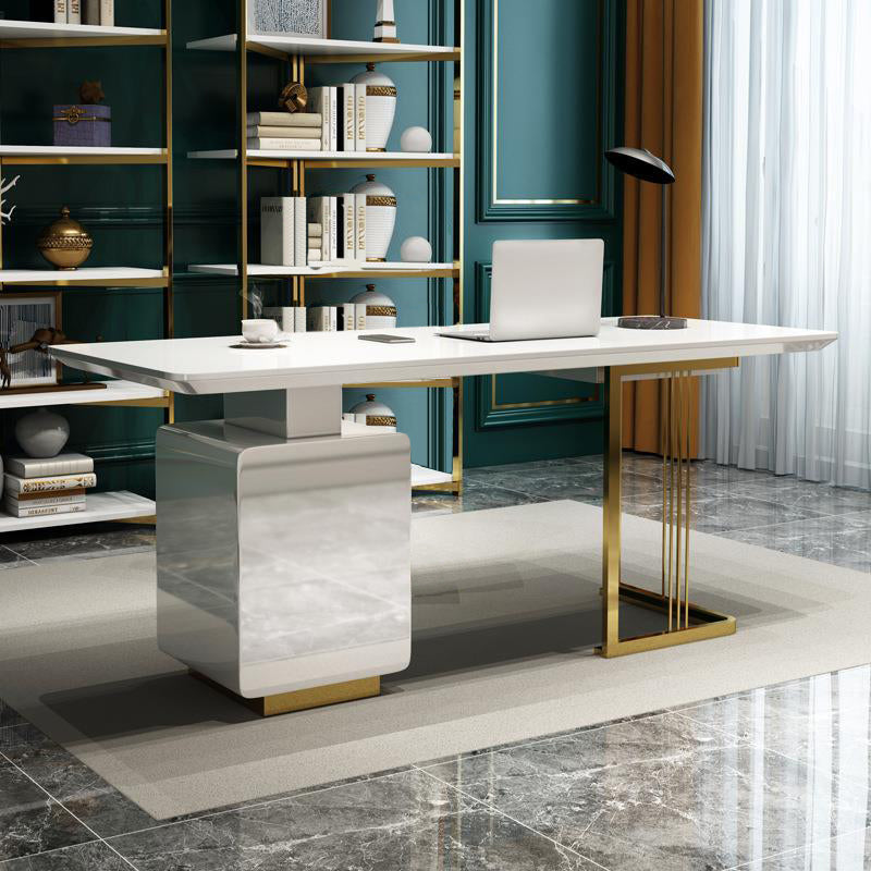 【デスク】シンプルモダン風 ピアノ塗装