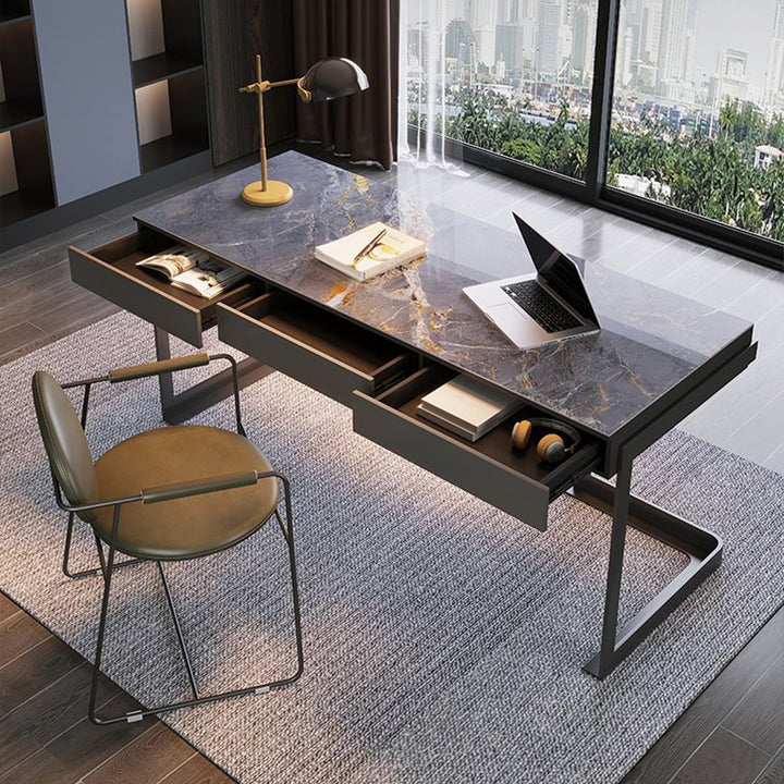 【デスク】イタリア風 エレガンス 高級感