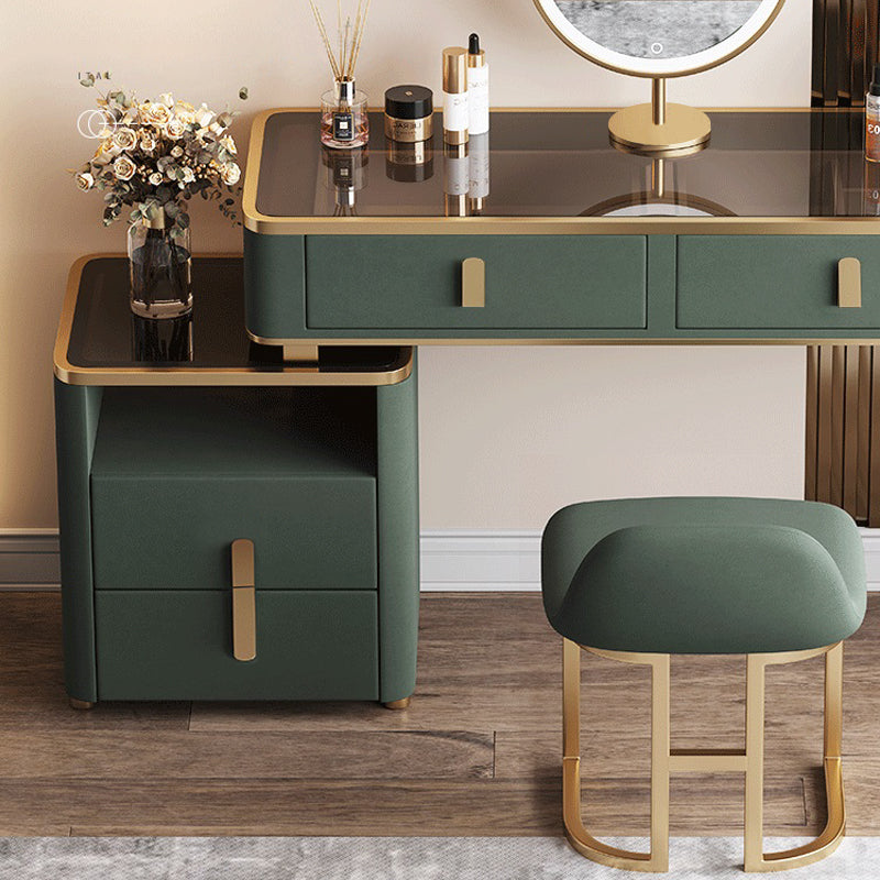 【ドレッサー】レトロ 選べる15色 ドレッサーの細部画像 グリーン 100日間返品交換保証制度