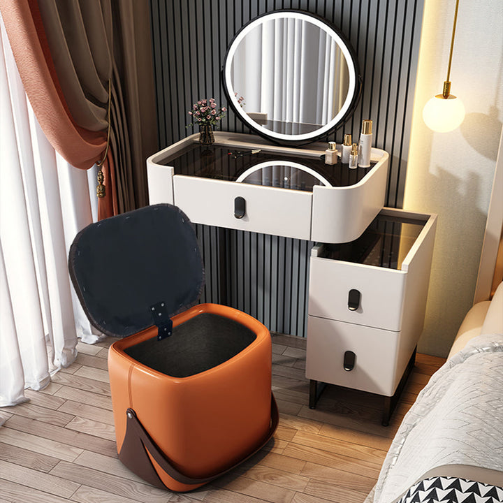 【ドレッサー】小型おしゃれ 選べる5色 ドレッサー全体画像 横幅60 100日間返品交換保証制度