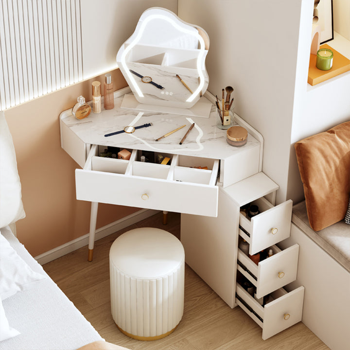 【ドレッサー】シンプルデザイン おしゃれ 小型