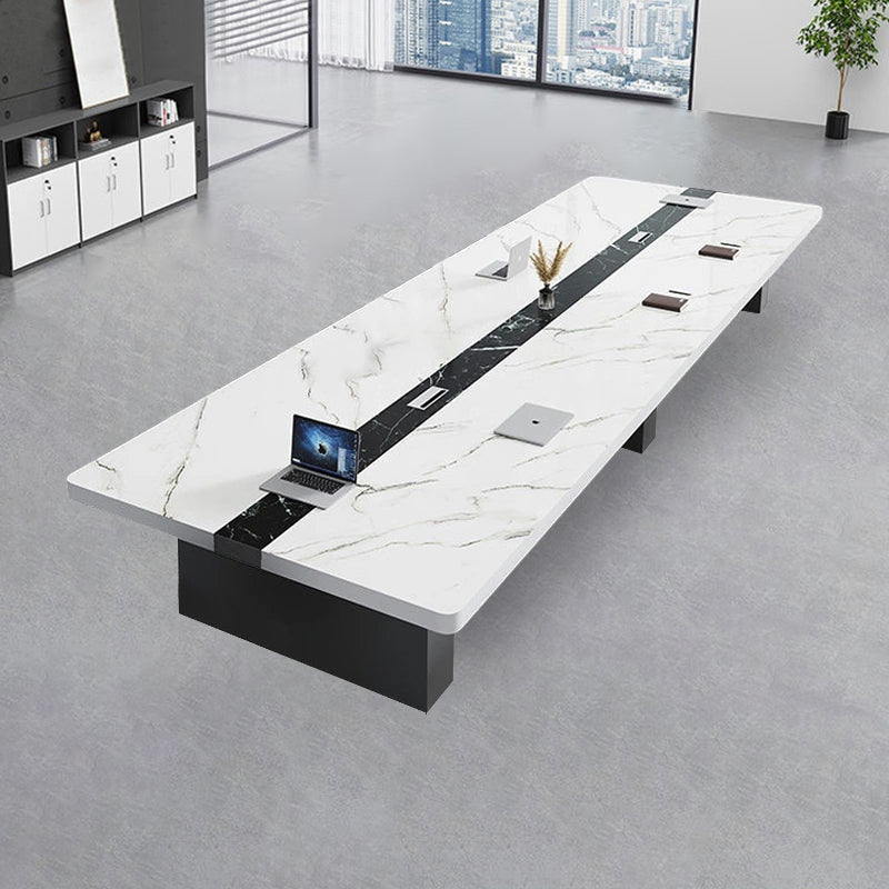 会議用テーブル おしゃれ 高品質 (テーブル、ホワイト ) ※100日間返品交換保証