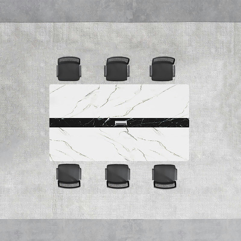 会議用テーブル おしゃれ 高品質(テーブル、椅子X12、ホワイトセット) ※100日間返品交換保証