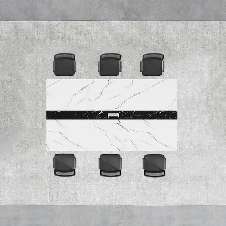 会議用テーブル おしゃれ 高品質(テーブル、椅子X12、ホワイトセット) ※100日間返品交換保証