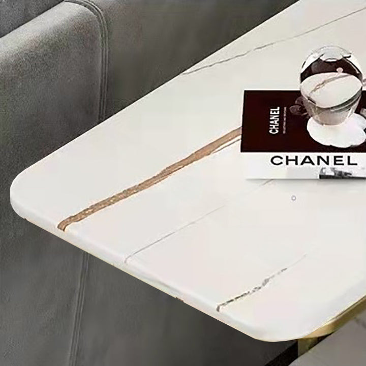 【サイドテーブル】マーブル模様おしゃれ 2色 セラミック天板の細部画像 安心の100日間返品交換保証