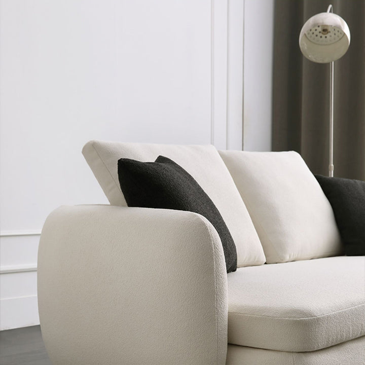 INDOORPLUS公式/ホワイトカラーの上質なソファー エレガントなインテリアを完成させる