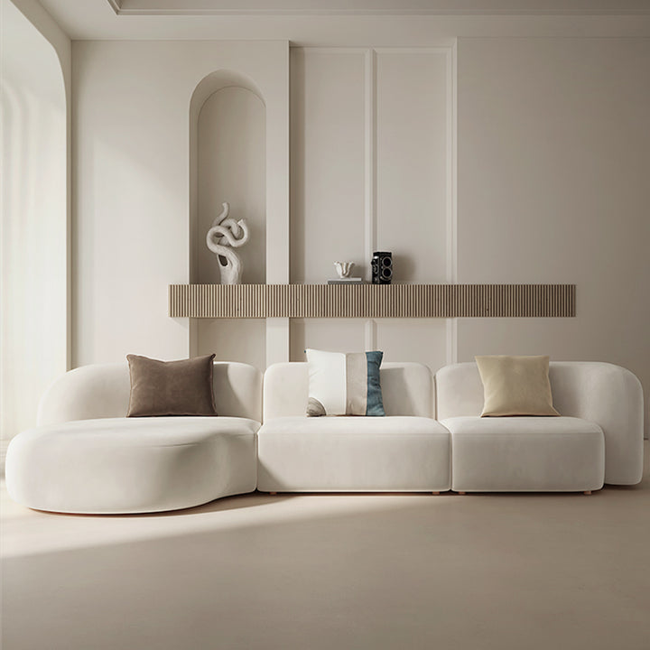 【ソファ】イタリア風 おしゃれなラウンド