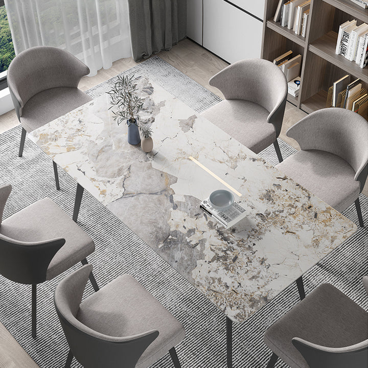 【ダイニングテーブル】イタリア風  ミニマルデザイン 選べる6サイズ パンドラ テーブル+チェア*6