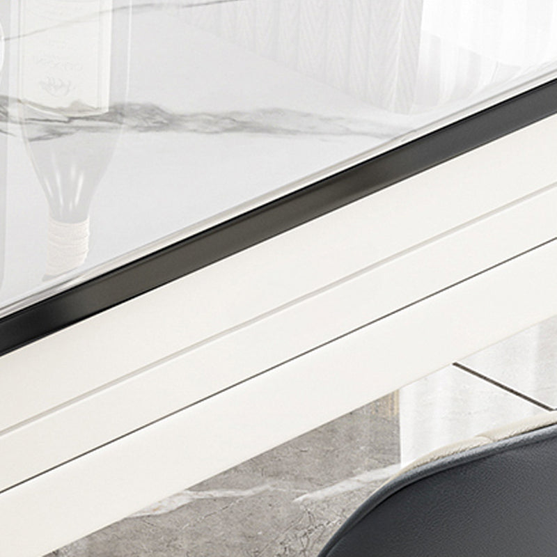 【ダイニングテーブル】 高級感 伸長式 天板厚み選べる 取っ手の細部画像