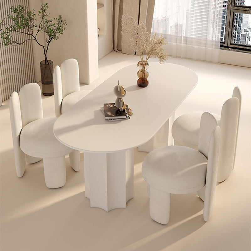 【ダイニングテーブル】クリーム風 ナチュ盛り