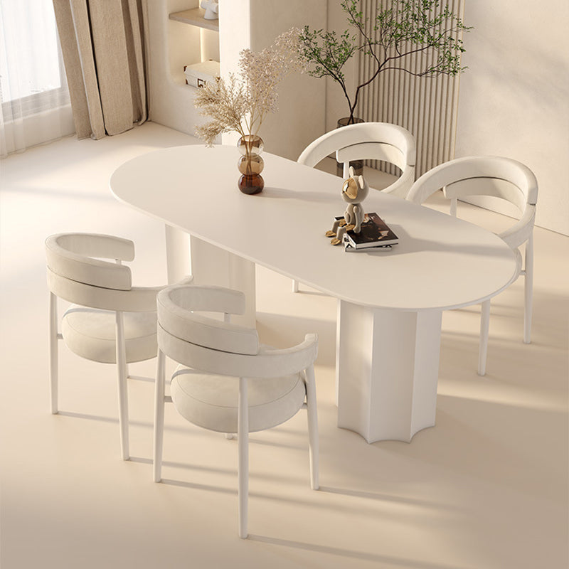 【ダイニングテーブル】クリーム風 ナチュ盛り