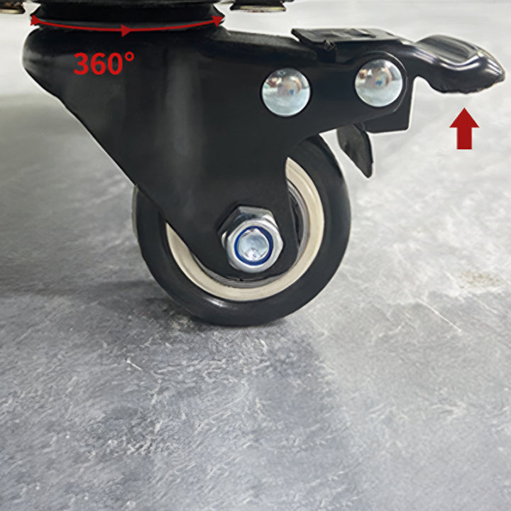 【ダイニングテーブル】シンプル 円型 伸長式 キャスターの細部画像