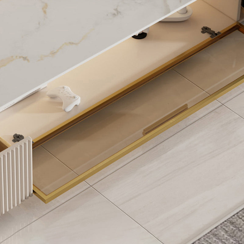 【テレビボード】繊細なデザインテレビボード リモコン操作対応収納細部画像