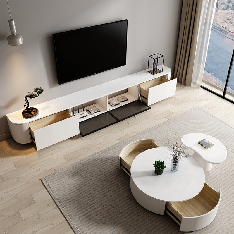 【テレビ台】 シンプル モダン クリーム風