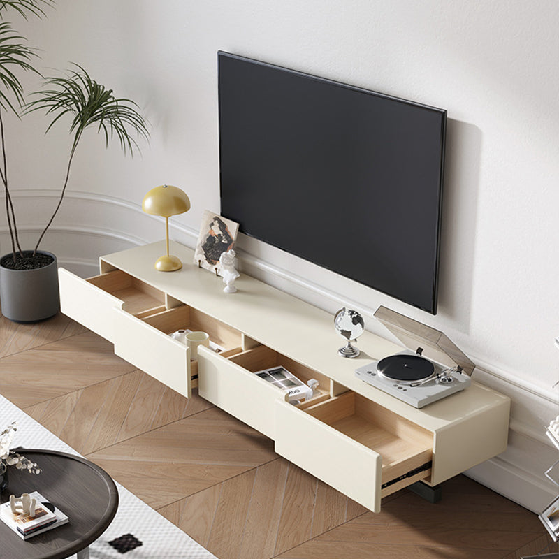 【テレビ台】モダン風 クリーム色 デザイン