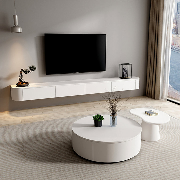 【テレビ台】モダン風 壁付けタイプ
