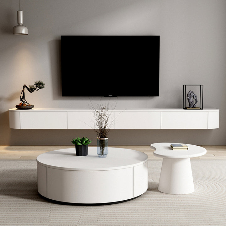 【テレビ台】モダン風 壁付けタイプ