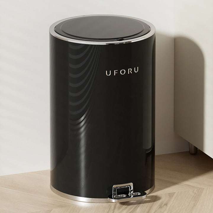 【ゴミ箱】ペダル付き クリーム風