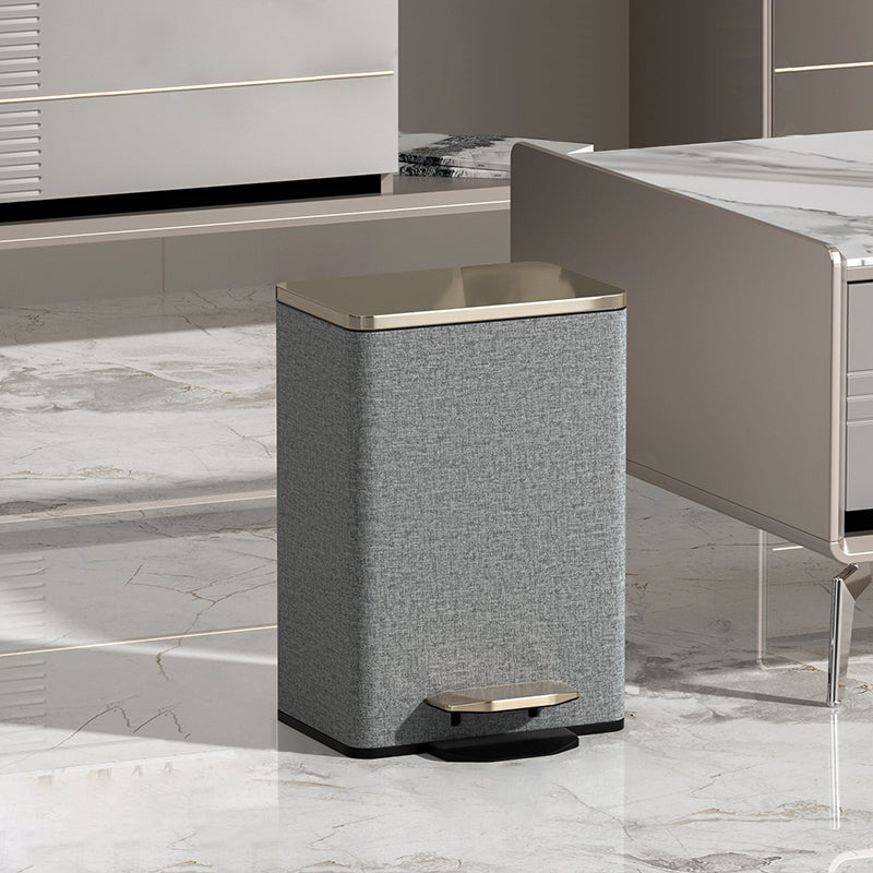 【ゴミ箱】ペダル付き PUレザー