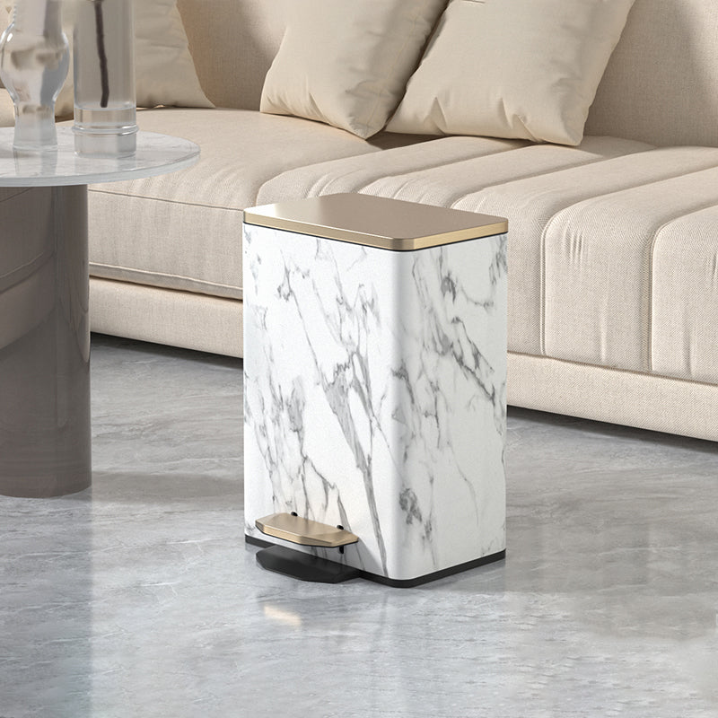 【ゴミ箱】ペダル付き PUレザー