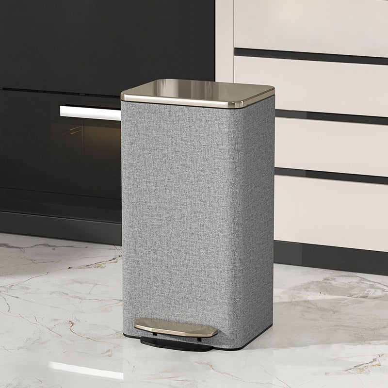 【ゴミ箱】ペダル付き PUレザー