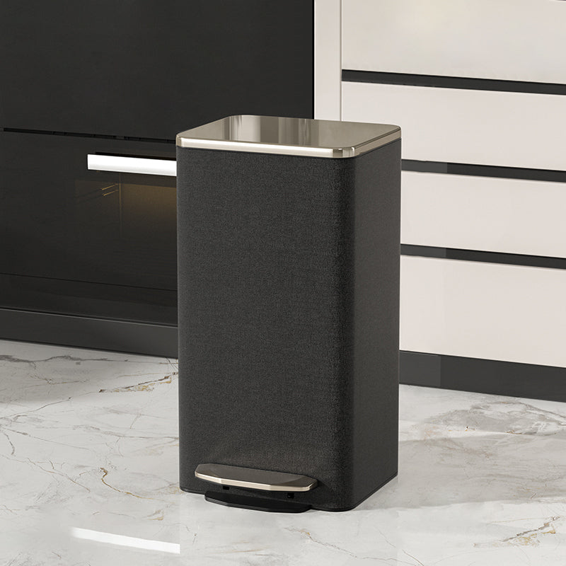 【ゴミ箱】ペダル付き PUレザー