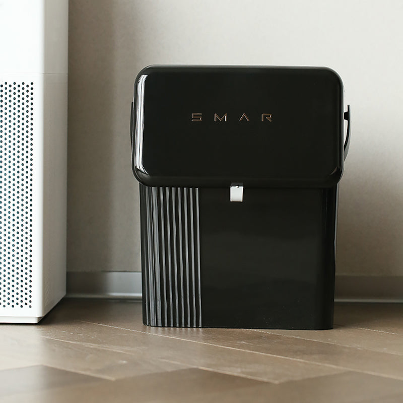 【ゴミ箱】持ち手付き レトロスタイル