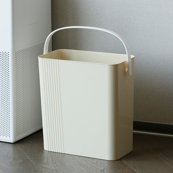 【ゴミ箱】持ち手付き レトロスタイル