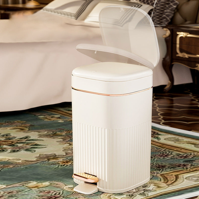 【ゴミ箱】フタ付き エンボス加工