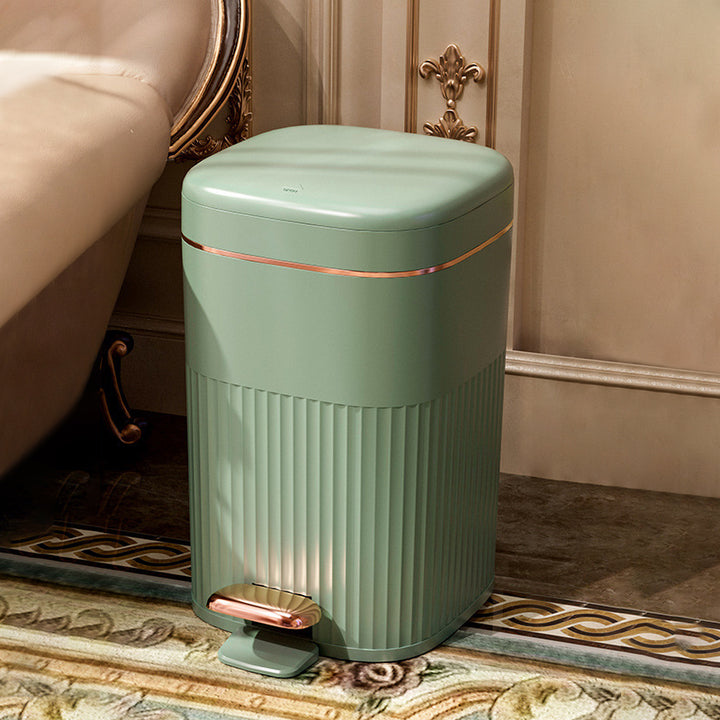 【ゴミ箱】フタ付き エンボス加工