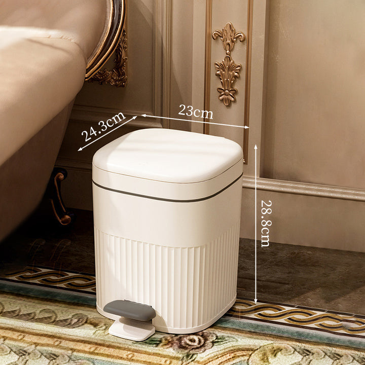 【ゴミ箱】フタ付き エンボス加工