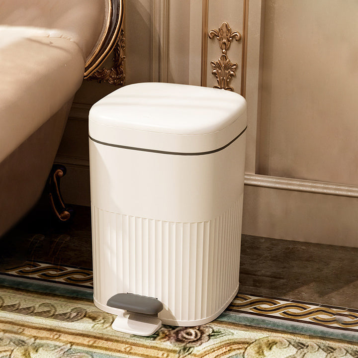 【ゴミ箱】フタ付き エンボス加工