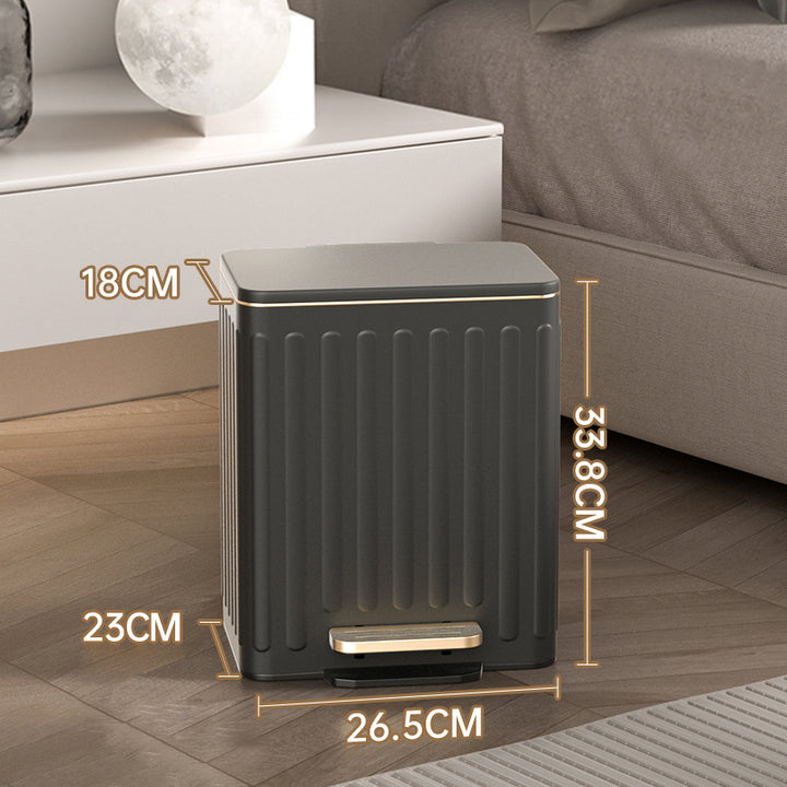 【ゴミ箱】ペダル付き スタイリッシュ
