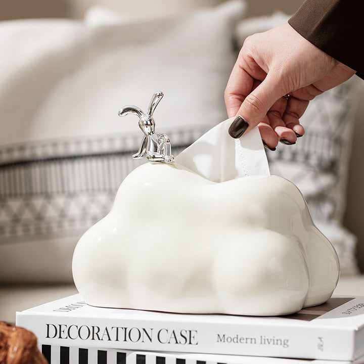 【ティッシュケース】プチ贅沢 雲形 可愛い